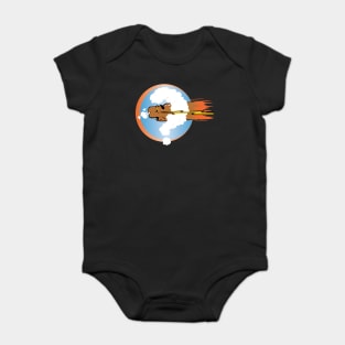 754th Bombardment Squadron, 458th Bomb Group, England X 300 Baby Bodysuit